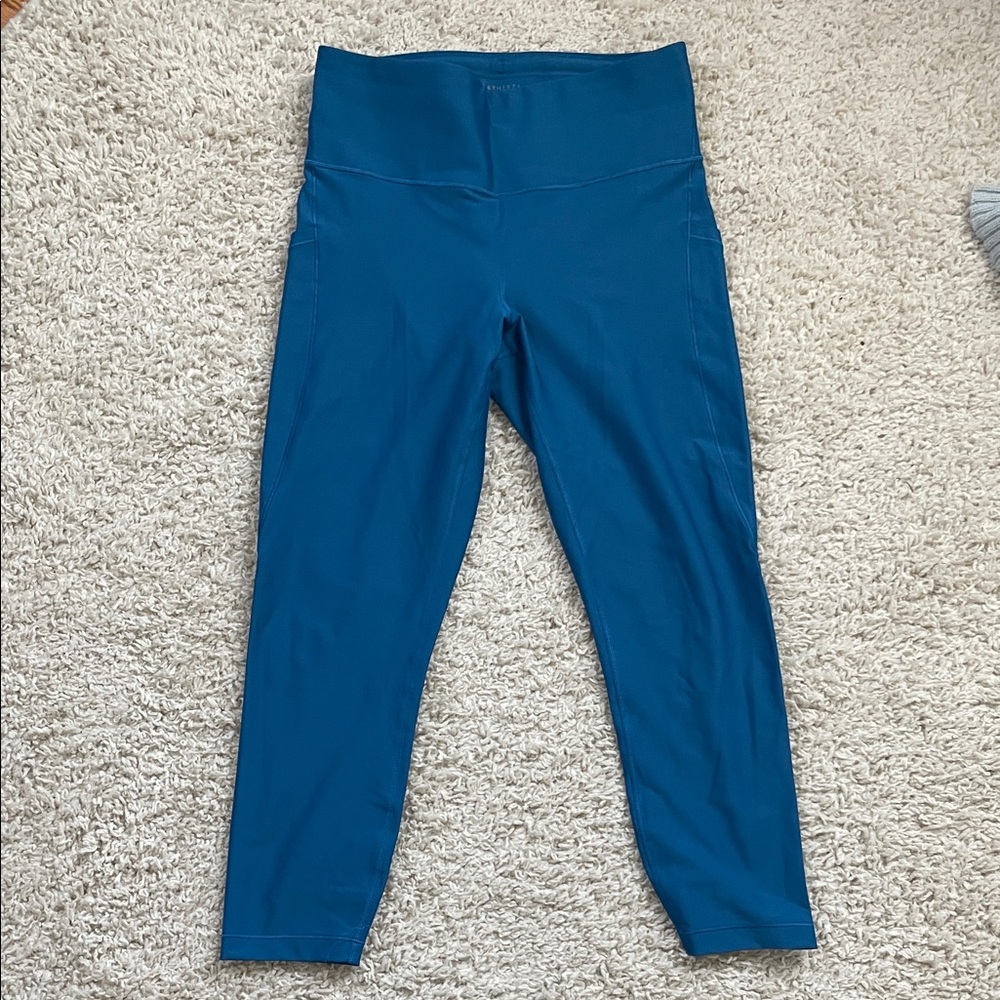 Athleta interval stash High-Waist Teal Active Leggings
